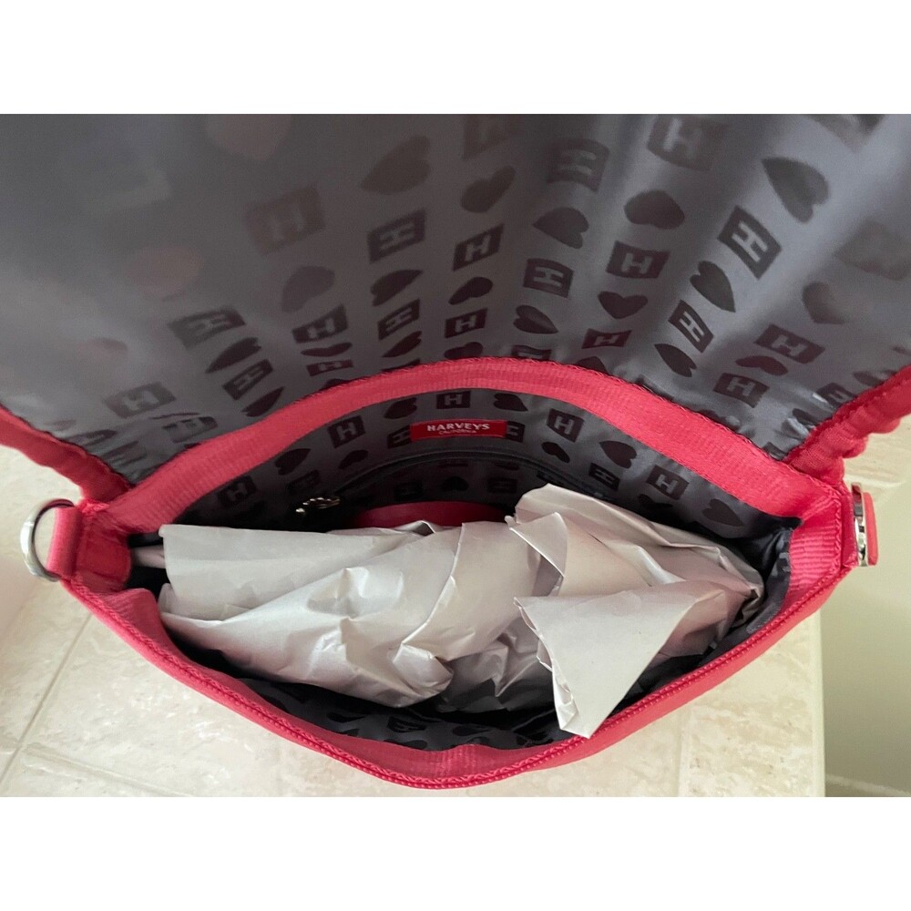 Harveys Seatbelt Grapefruit Sophia Saddle Bag - NEW - Picture 3 of 4